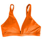 1Pc/3Pcs Women Deep V-Neck Sports Bras U-Shaped Back Sport Bras Padded Strappy Crop Open Back Low Impact Bras Sexy Fitness Tank Tops with Removable Pads for Gym Yoga Workout Running
