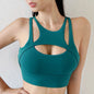 New Sexy Women's Sports Bra Top Women Tight Elastic Gym Sport Yoga Bras Bralette Crop Top Chest Pad Removable 13 Colors