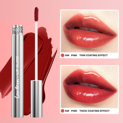 Long-Lasting Hydrating Lip Gloss, Moisturizing Non-Sticky Lip Tint with Hyaluronic Acid for Plumping Finish