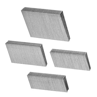VEVOR 16 Gauge Finish Nails, 20-Degree Angled Finishing Nails, 2000-Count (2-1/2 in, 2 in, 1-1/2 in, 1-1/4 in, 500 Per Size) Finishing Nail, Galvanized Brad Nail, for 16GA 20° Angled Finish Nailers