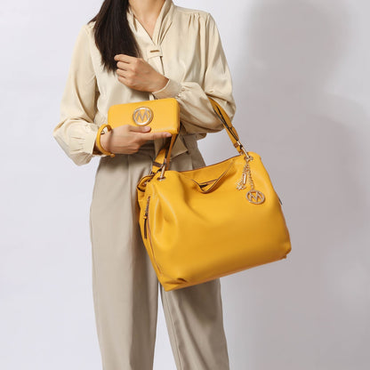 MKF Collection Fabienne Hobo Bag with Wallet by Mia k