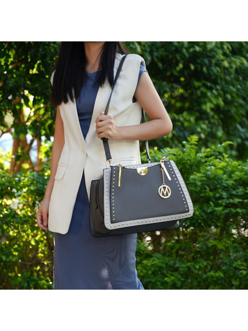 حقيبة يد MKF Collection Aubrey Color Block متعددة الأقسام من تصميم Mia k