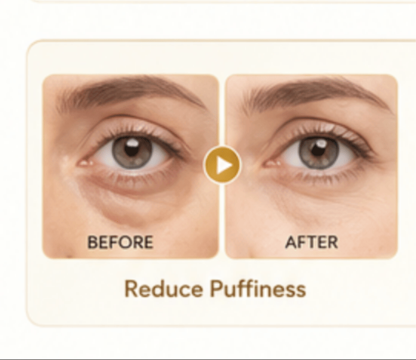 24K Gold Collagen Eye Masks, 60PCS Under Eye Patches with Hyaluronic Acid, for Dark Circles & Puffiness