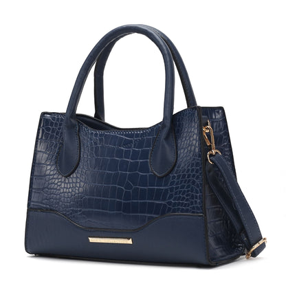 MKF Collection Gili Crocodile Embossed Vegan Leather Women Tote Bag by Mia K