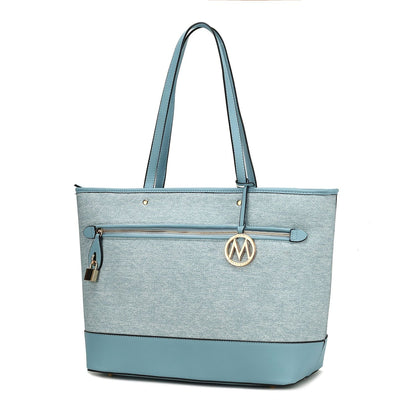 MKF Collection Juno Vegan Leather Women Tote Bag by Mia K