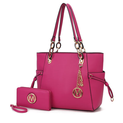 MKF Collection Yale Tote Women's Bag with Wallet Handbag Purse by Mia K