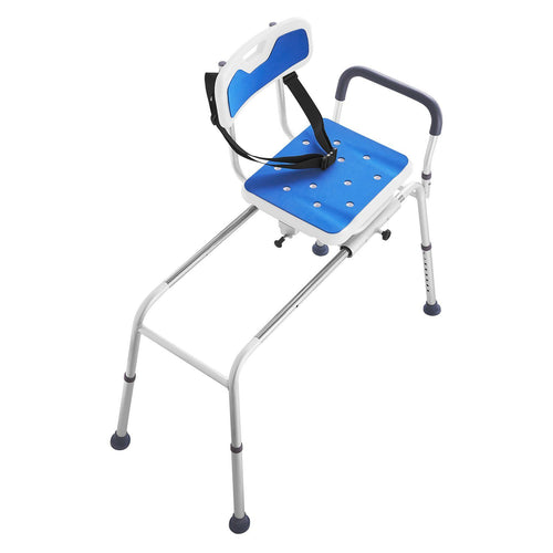 VEVOR Sliding Tub Transfer Bench with 360 Degree Swivel Seat, Height Adjustable Bathtub Transfer Bench with Armrest & Safety Belt, Non-Slip Rotating Shower Chair for Elderly Disabled, 400LBS Capacity