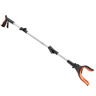 VEVOR Grabber Reacher Tool, 43" Foldable Reacher Grabber Pickup Tool with 360° Rotating Jaw, Magnet and LED Light, Lightweight Grabber Reacher Tool for Seniors, Extra Long Trash Picker Upper Grabber