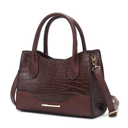 MKF Collection Gili Crocodile Embossed Vegan Leather Women Tote Bag by Mia K