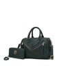 MKF Collection Lara Vegan Leather Women Satchel with wallet by Mia k