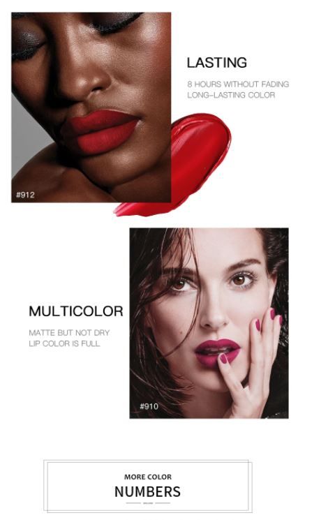 PUDAIER® Mini Capsule Matte Liquid Lipstick - Color #904