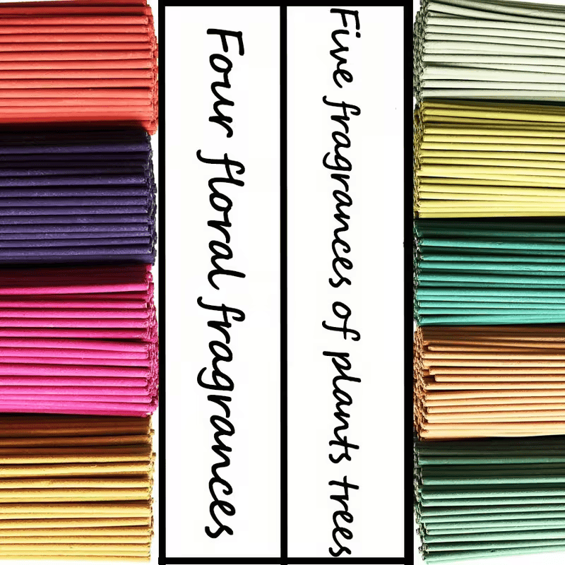 [Bamboo Incense Sticks] 24/73/170 Bamboo Incense Sticks for Home Use | Various Flavors to Choose From