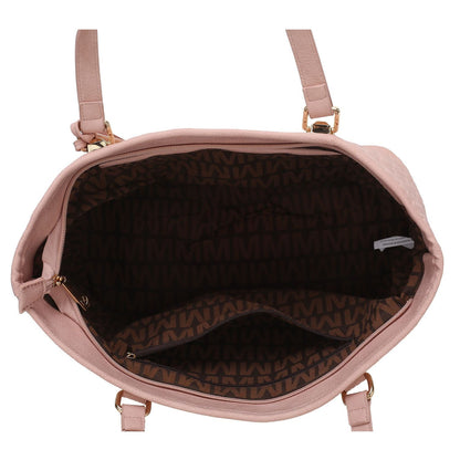 MKF Collection Arya Signature Women Tote Bag, Mini Tote Bag, Pouch and Wristlet Wallet by Mia K