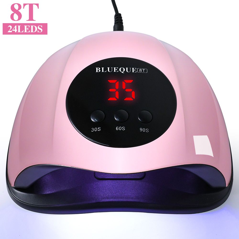 UV Light for Nails, 24LED UV LED Nail Lamp for Gel Polish,Fast Nail Dryer with Automatic Sensor, 3 Timer Setting,Small and Portable, LED Nail Light for Fingernail andToenail gel deunias