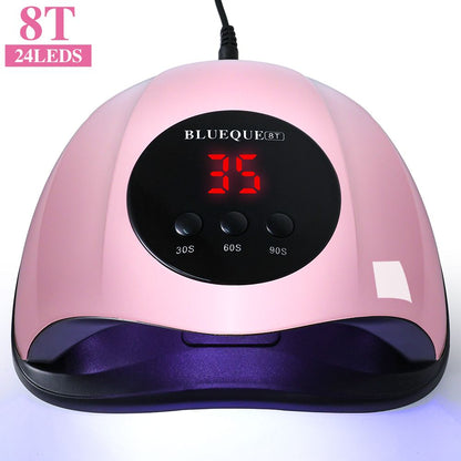 UV Light for Nails, 24LED UV LED Nail Lamp for Gel Polish,Fast Nail Dryer with Automatic Sensor, 3 Timer Setting,Small and Portable, LED Nail Light for Fingernail andToenail gel deunias