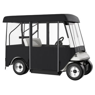 VEVOR Golf Cart Enclosure 86'', 4-Person Golf Cart Cover, 4-Sided Fairway Deluxe, 300D Waterproof Driving Enclosure with Transparent Windows, Fit for 4-Seat EZGO, Club Car, Yamaha Carts