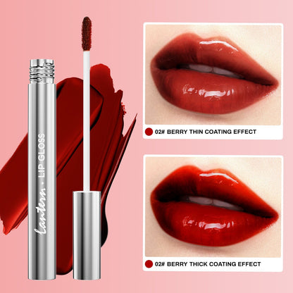 Long-Lasting Hydrating Lip Gloss, Moisturizing Non-Sticky Lip Tint with Hyaluronic Acid for Plumping Finish