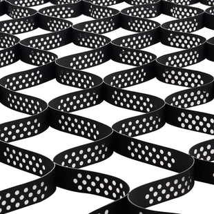 VEVOR Gravel Grid, 2 Inch Depth, 32.81 x 9.84 FT / 10000 x 3000 mm, 1880 LBS Per Sq ft Grass Ground Retainer, Permeable Geo Grids Driveway Stabilization, for Garden, Patio, Walkway, RV Parking Slopes