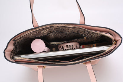 MKF Collection Mina Vegan Leather Women Tote and Wristlet Wallet by Mia K