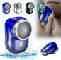 Electric Razor for Men; Mini-Shave Portable Electric Shaver; Pocket Size Portable Shaver -Wet and Dry Mens Razor USB Rechargeable Shaver Charging Easy One-Button Use for Home; Car; Travel (A-Black)