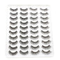 20 Pairs Mink Lashes Natural False Eyelashes Dramatic Volume Fake Lashes Soft Thick Long Eyelashes Wispy Makeup Extension 2022