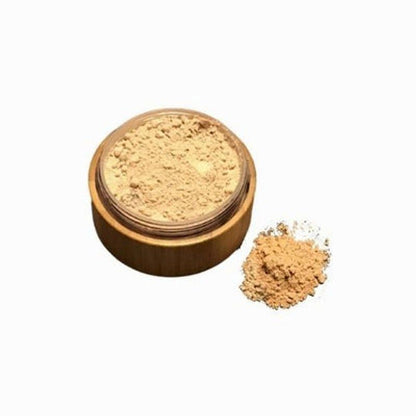 All-Natural Translucent Loose Face Powder - Oil-Absorbing Mattifying Setting Makeup with Reusable Bamboo Case & Eco-Friendly Refill - Sheer Warm Tint Finishing Powder for All Skin Types