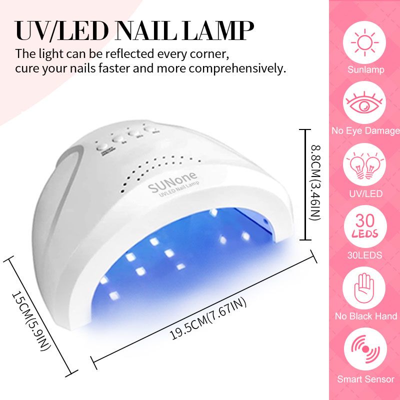 LIMEGIRL Gel Nail Polish Set 6 Color Set with UV Nail Light and Nail Tools, Soaking Nail Set, for Beginners DIY Nail Set