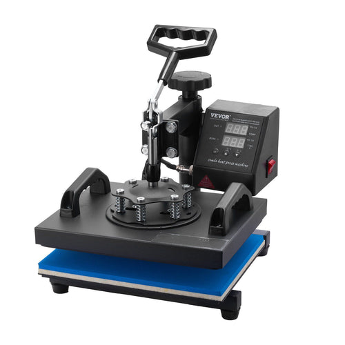 VEVOR Heat Press, 12x10Inch T-Shirt Press Machine, T-shirt Press Heat Press 30x23cm Printing Machine Heat Transfer Sublimation Machine for T-shirts