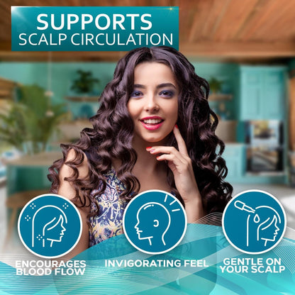 Rosemary Mint Oil Hair Serum Thickening Products for Women and Men Strengthening Treatment for Dry Damaged Frizzy Split Ends Control Frizzy Thinning and Curly Locks Scalp Moisturizer