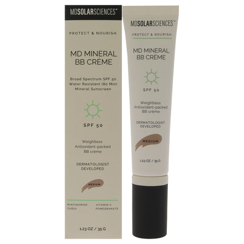 MD Mineral BB Cream SPF 50 - Medium by MDSolarSciences for Women - 1.23 oz Makeup
