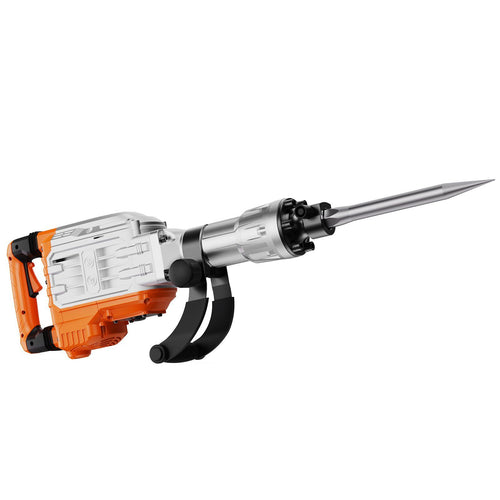 VEVOR Demolition Jack Hammer, 3500W Jack Hammer Concrete Breaker, 1900 BPM Heavy Duty Electric Jack Hammer, 2pcs Chisel with Gloves & 360 Celsius Swiveling Front Handle