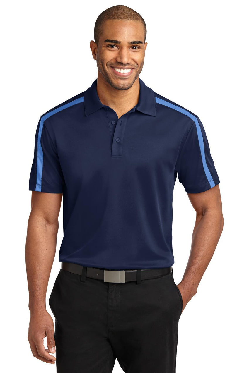 Port Authority Silk Touch Performance Colorblock Stripe Polo K547 - 7DAY'S