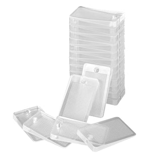 VEVOR Furniture Leveling Shims, 30 PCS 1.97 x 1.16 x 0.22 inch Non-Skid Clear Plastic Pads, Easy-to-Cut Furniture Leveler, Ideal Shim Leveler for Couch, Refrigerator, Table Legs to Avoid Wobbling