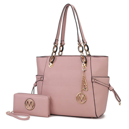 MKF Collection Yale Tote Women's Bag with Wallet Handbag Purse by Mia K