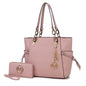 MKF Collection Yale Tote Women's Bag with Wallet Handbag Purse by Mia K