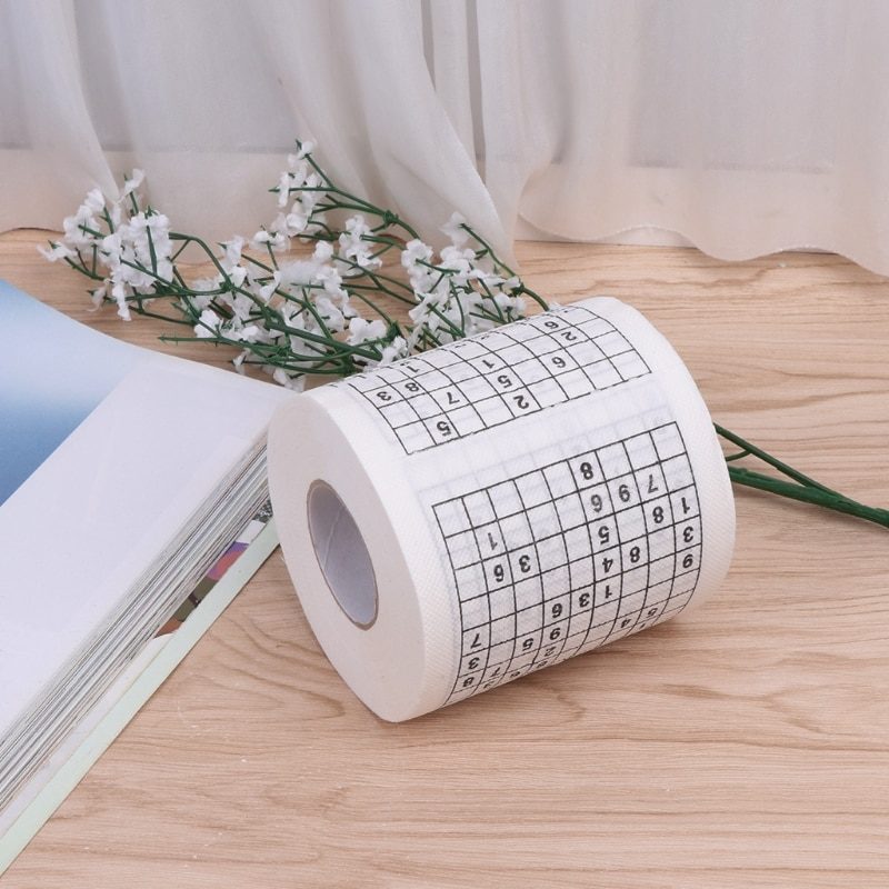 Durable Sudoku Su Printed Tissue Paper Toilet Roll Paper Good Puzzle Game - 7DAY'S