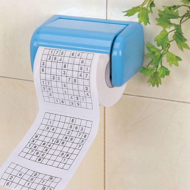 Durable Sudoku Su Printed Tissue Paper Toilet Roll Paper Good Puzzle Game - 7DAY'S