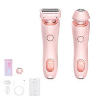 Dusk Collection Razor, Razors for Teens Girls Beginners, Smooth Shave Pro, Electrics Razors for Woman, Electric Shavers for Women, 2 in 1 Wet & Dry Electric Waterproof Razor, Removable Head (Blue) - 7DAY'S