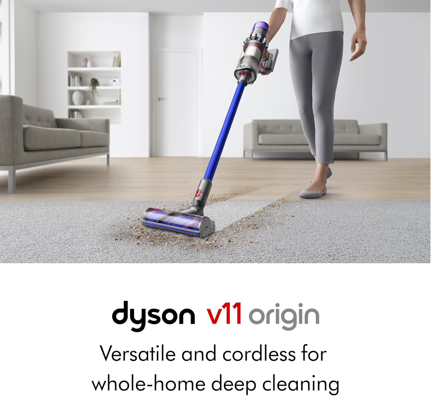 Dyson V11 Origin Cordless Vacuum, Nickel/Blue - 7DAY'S