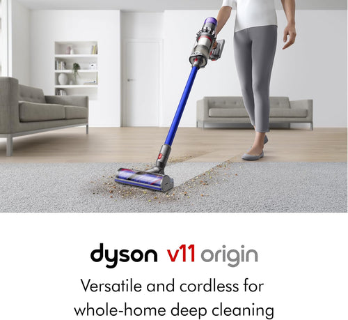 Dyson V11 Origin Cordless Vacuum, Nickel/Blue - 7DAY'S