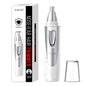 Ear and Nose Hair Trimmer Clipper - 2025 Professional Painless Eyebrow & Facial Hair Trimmer for Men Women, Battery - Operated Trimmer with IPX7 Waterproof, Dual Edge Blades for Easy Cleansing Black - 7DAY'S