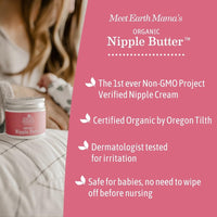 Earth Mama Organic Nipple Butter™ | Nipple Cream Safe for Breastfeeding | Postpartum Essentials for Nursing | Non Lanolin Nipple Cream, 2 - Fluid Ounce - 7DAY'S