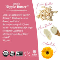 Earth Mama Organic Nipple Butter™ | Nipple Cream Safe for Breastfeeding | Postpartum Essentials for Nursing | Non Lanolin Nipple Cream, 2 - Fluid Ounce - 7DAY'S