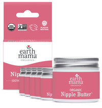 Earth Mama Organic Nipple Butter™ | Nipple Cream Safe for Breastfeeding | Postpartum Essentials for Nursing | Non Lanolin Nipple Cream, 2 - Fluid Ounce - 7DAY'S