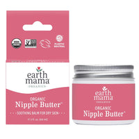 Earth Mama Organic Nipple Butter™ | Nipple Cream Safe for Breastfeeding | Postpartum Essentials for Nursing | Non Lanolin Nipple Cream, 2 - Fluid Ounce - 7DAY'S