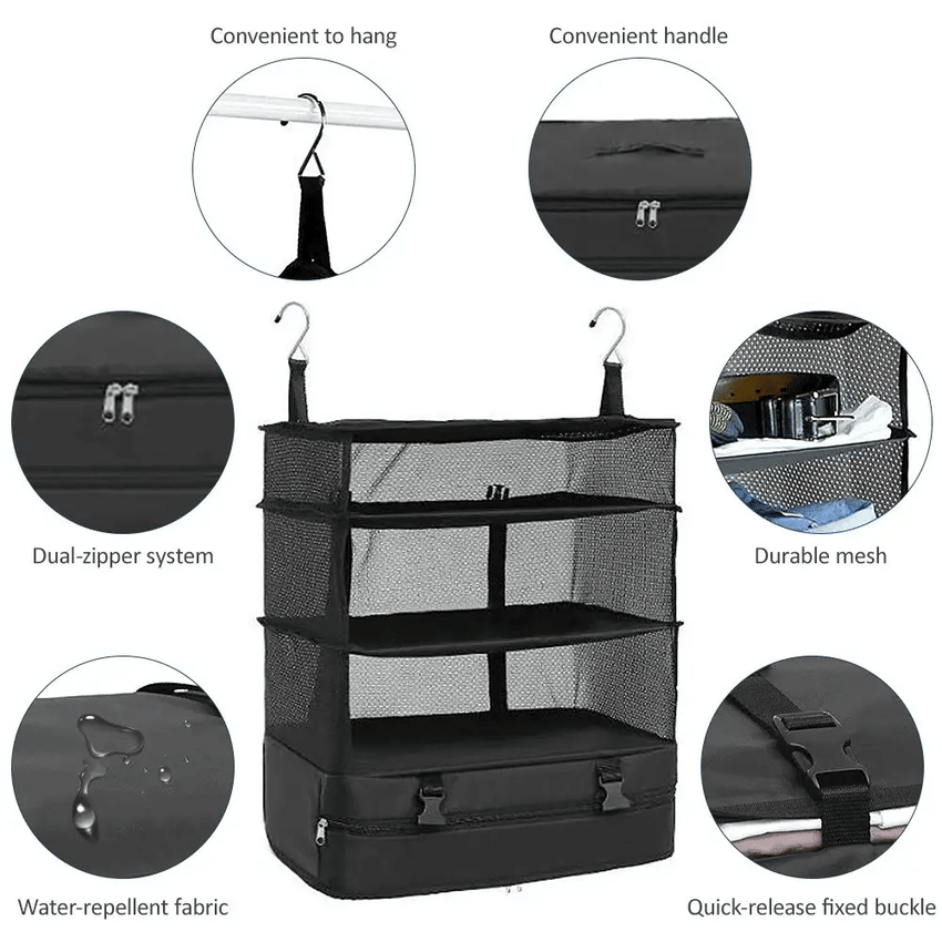 Easy Travel Foldable Luggage Organizer - 7DAY'S