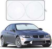 EcoNour Patented Design for Car Windshield Sun Shade | Blocks 99% Heat and Keep Interior Cool | Fits Cars, SUV, Truck | Automotive Sun Screen,Visor and Summer Vehicle Accessories | Medium (64x32) - 7DAY'S
