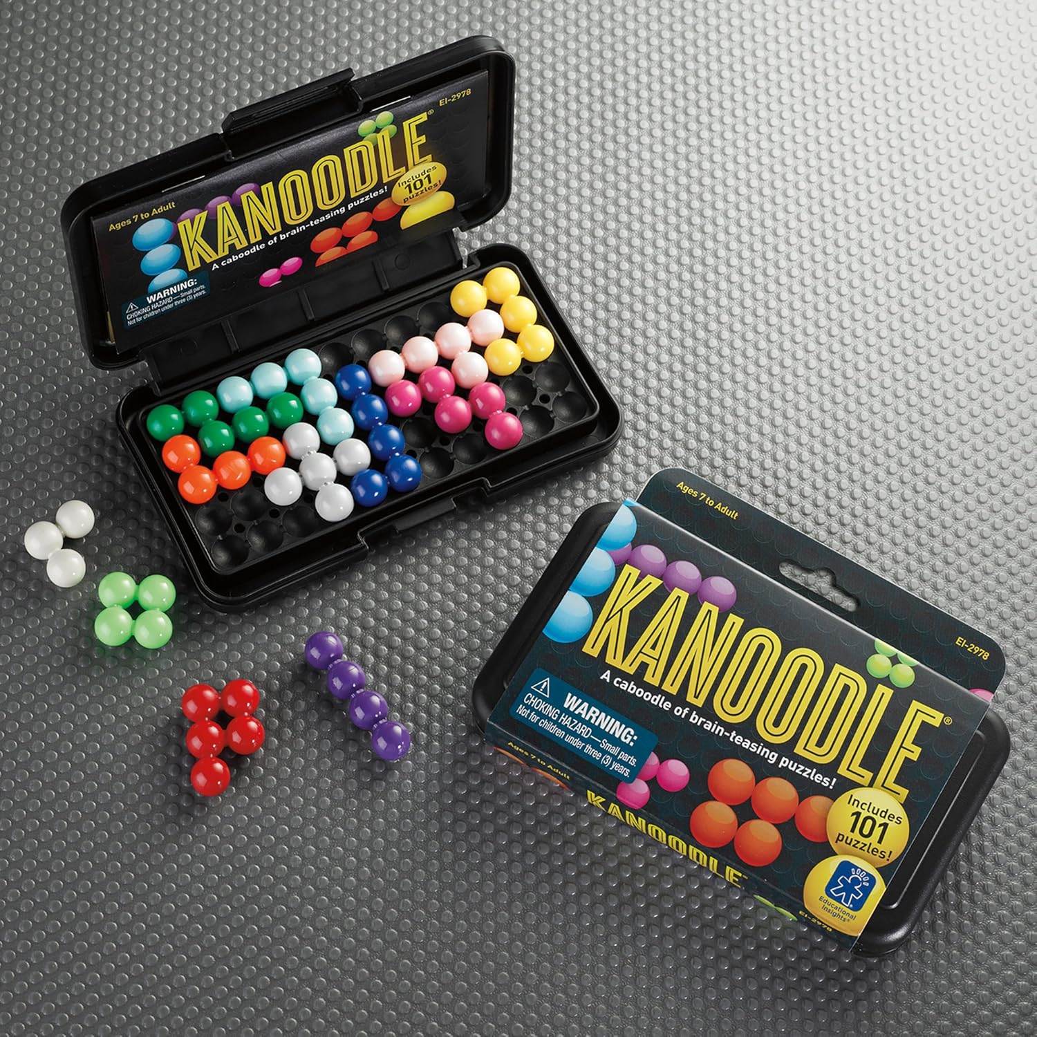Educational Insights Kanoodle 3D Brain Teaser Puzzle Game, Featuring 200 Challenges, Easter Basket Stuffers for Kids, Gift for Ages 7+ - 7DAY'S