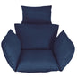 Egg Chair Cushion Hanging Basket Seat Cushion Thicken Soft Egg Swing Chair Pad Hanging Egg Chair Cushion with Headrest - 7DAY'S