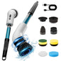Electric Self Rotating Cleaning Brush, Waterproof Rotating Washer, Can Add Cleaning Solution,Replaceable with 5/7/9 Brush Heads, Suitable for Multifunctional, With 2 Adjustable Speeds - 7DAY'S